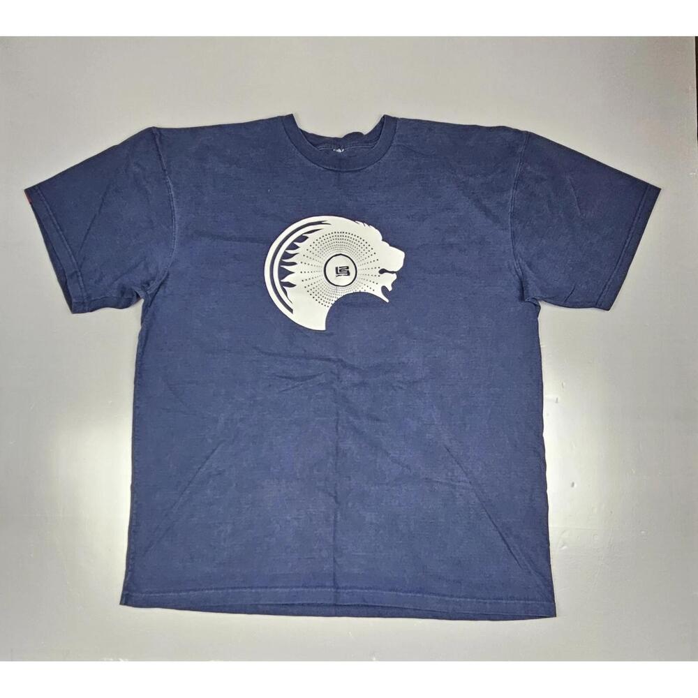 Lebron James T Shirt Mens  Lion Head L23 Blue